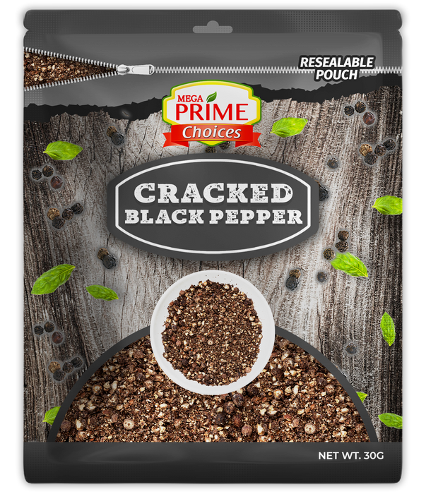 Mega Prime Choices Cracked Pepper 30g