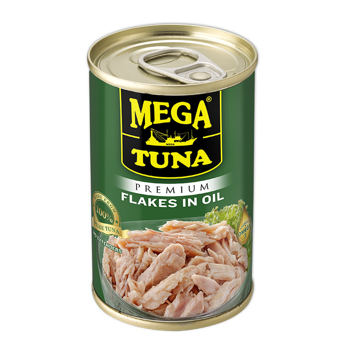 Mega Tuna Flakes in Oil 155g