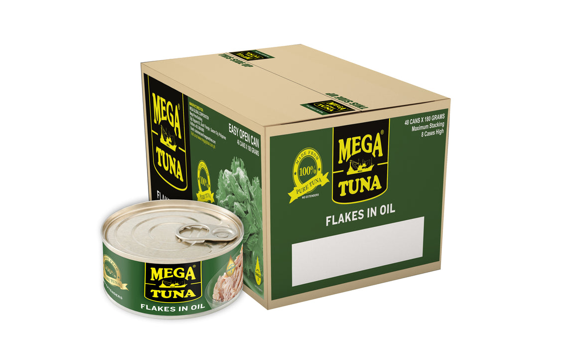 Mega Tuna Flakes in Oil EOC 180g x 48