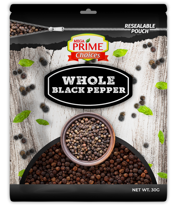 Mega Prime Choices Whole Pepper 30g