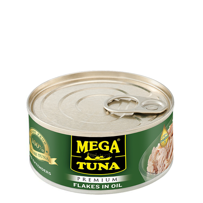 Mega Tuna Flakes in Oil 180g