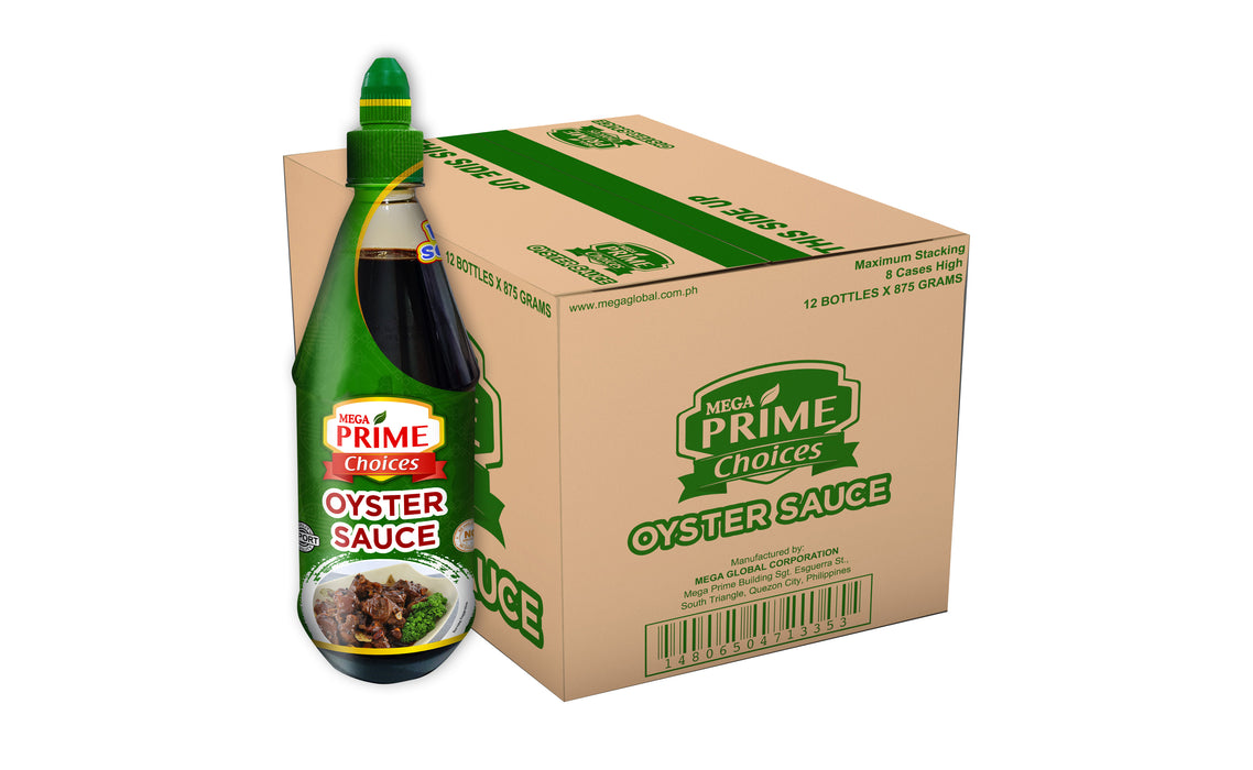 Mega Prime Choices Oyster Sauce Regular 875g x 12
