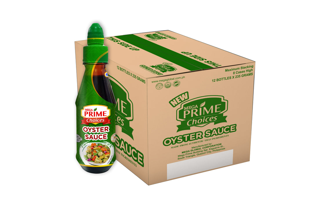 Mega Prime Choices Oyster Sauce Regular 235g x 12