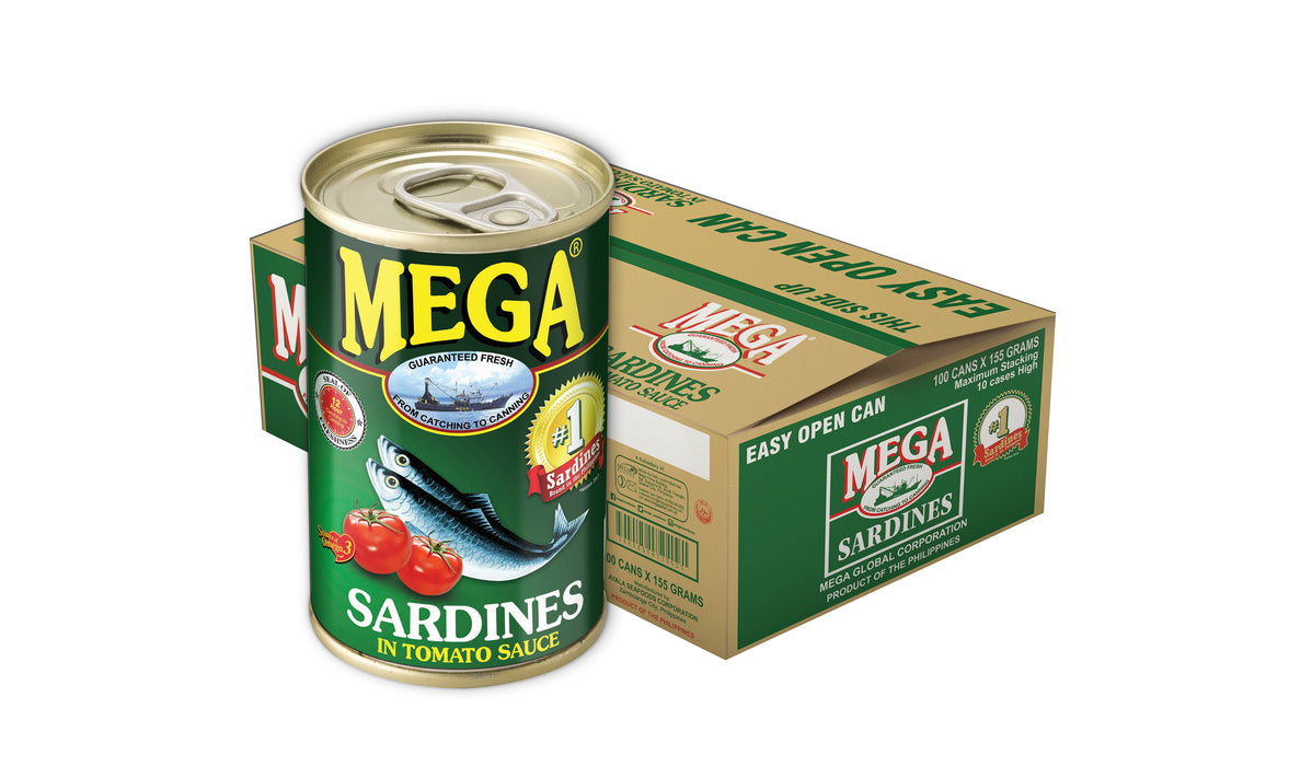 Mega Sardines in Tomato Sauce 155g x 100