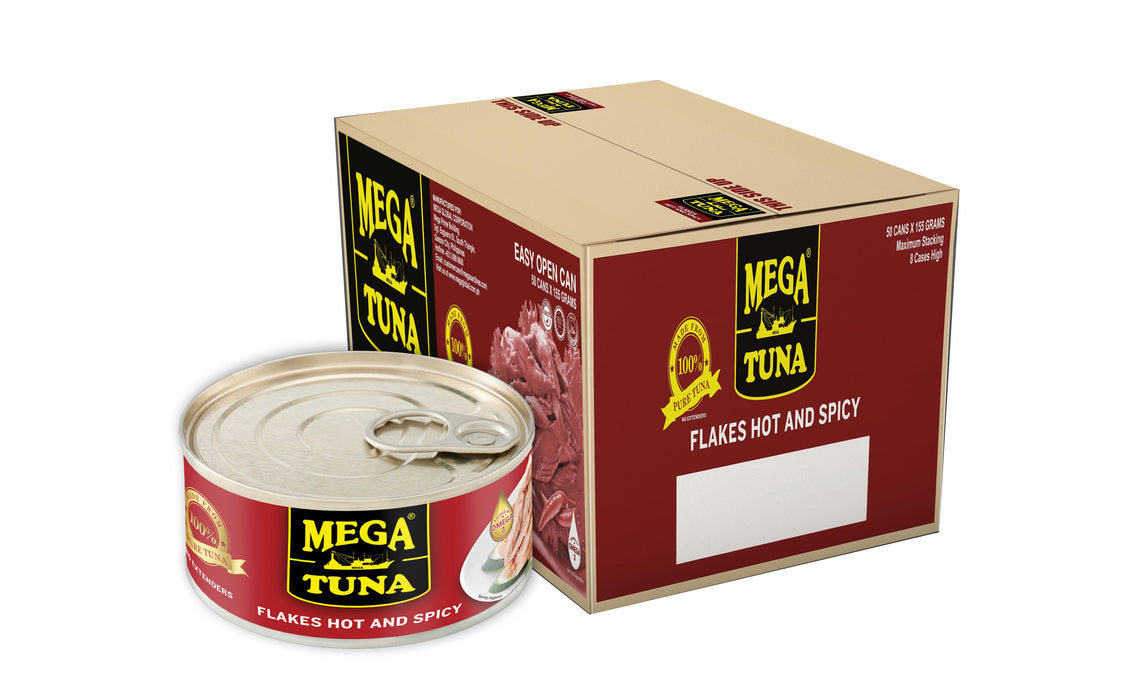 Mega Tuna Flakes Hot & Spicy EOC 180g x 48