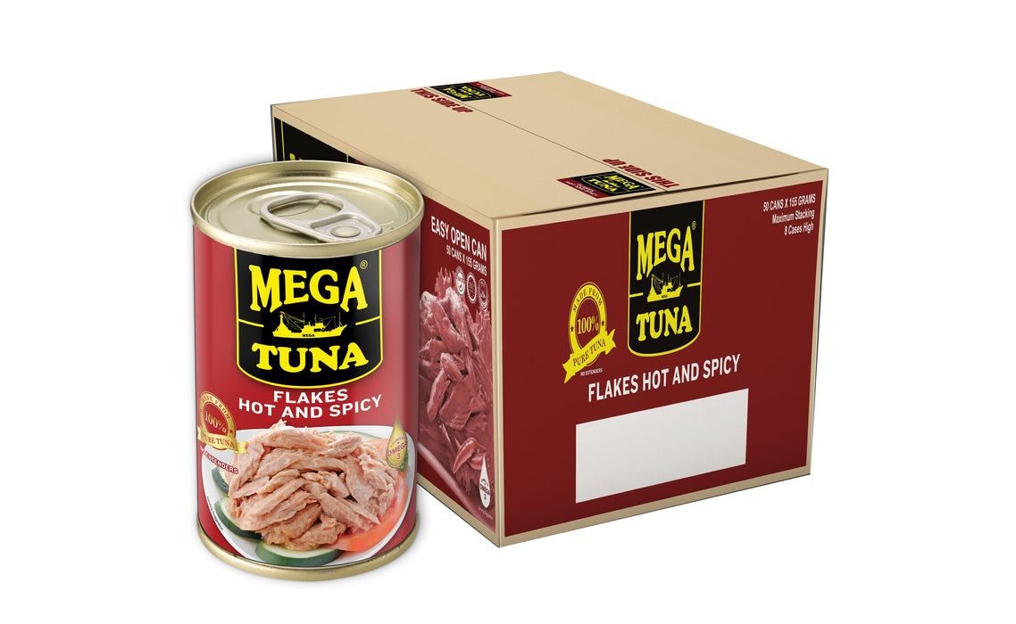 Mega Tuna Flakes Hot & Spicy EOC 155g x 50