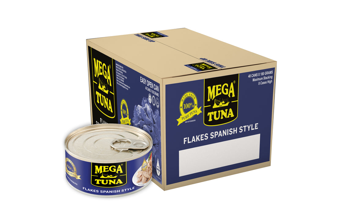 Mega Tuna Flakes Spanish Style EOC 180g x 48