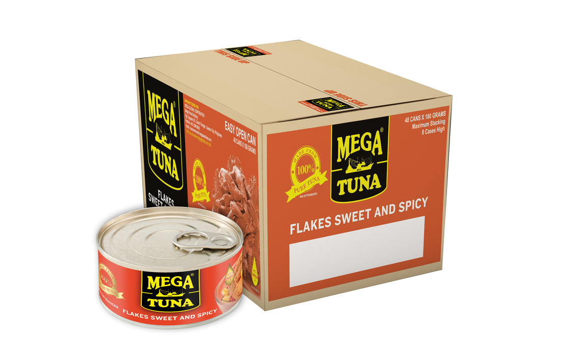 Mega Tuna Flakes Sweet & Spicy EOC 180g x 48